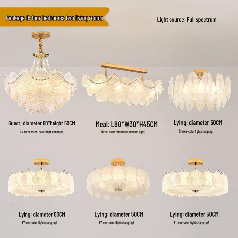 Modern French Crystal Pearl Chandelier for Living Room and Dining Room