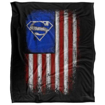 Silky Old Glory Shield Supersoft Blanket