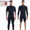 3/2mm Neoprene Wetsuit Men Thermal Surfing Diving Swimsuit Warm Full Body Rash Guard