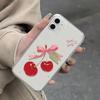 Cute Cherry Bow for iPhone Apple 11/11/11/11Pro/11/11ProMax Phone Case
