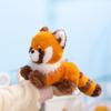 20/30cm Pluche en Schattig Simulatie Liggend Klein Dier Pluche Speelgoed Rode Panda Vos Border Collie Hond Pluche Zachte Speeltjes