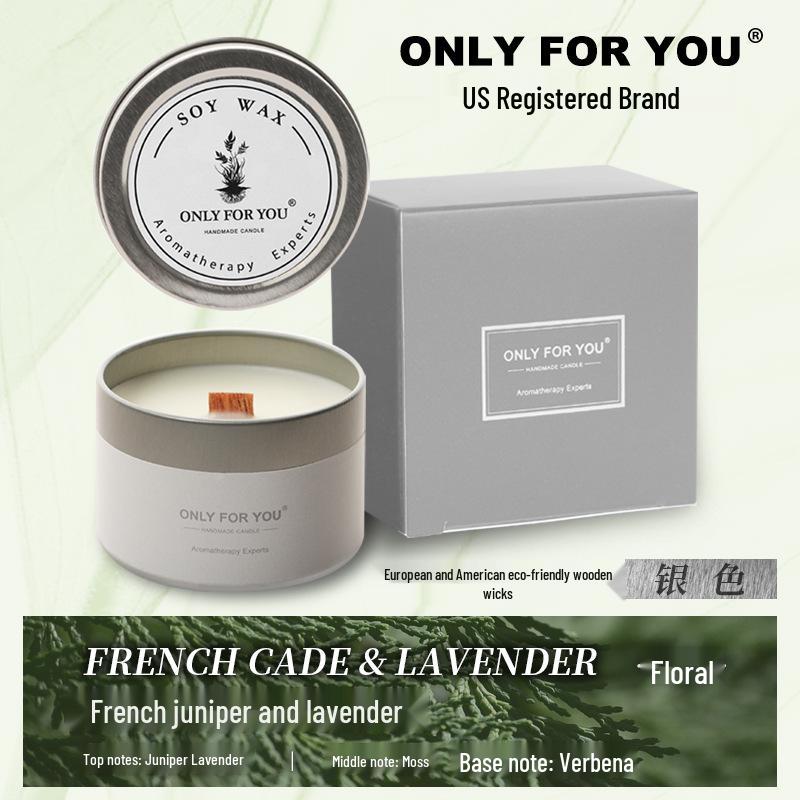 Eco-friendly Wood Core Essential Oil Scented Candle - US Brand Aromatherapy Gift & Home Decor