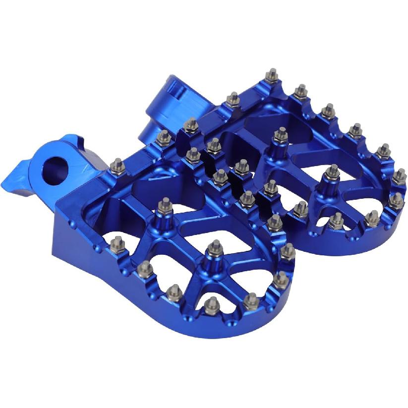 Motorcycle Foot Pegs Adventure CNC for Tenere 700 XTZ700 Tenere700 2019-2024, Foot Rest Pedal 6061-T6 Aluminum | Wide Platform | Anti-Skid | Anodized