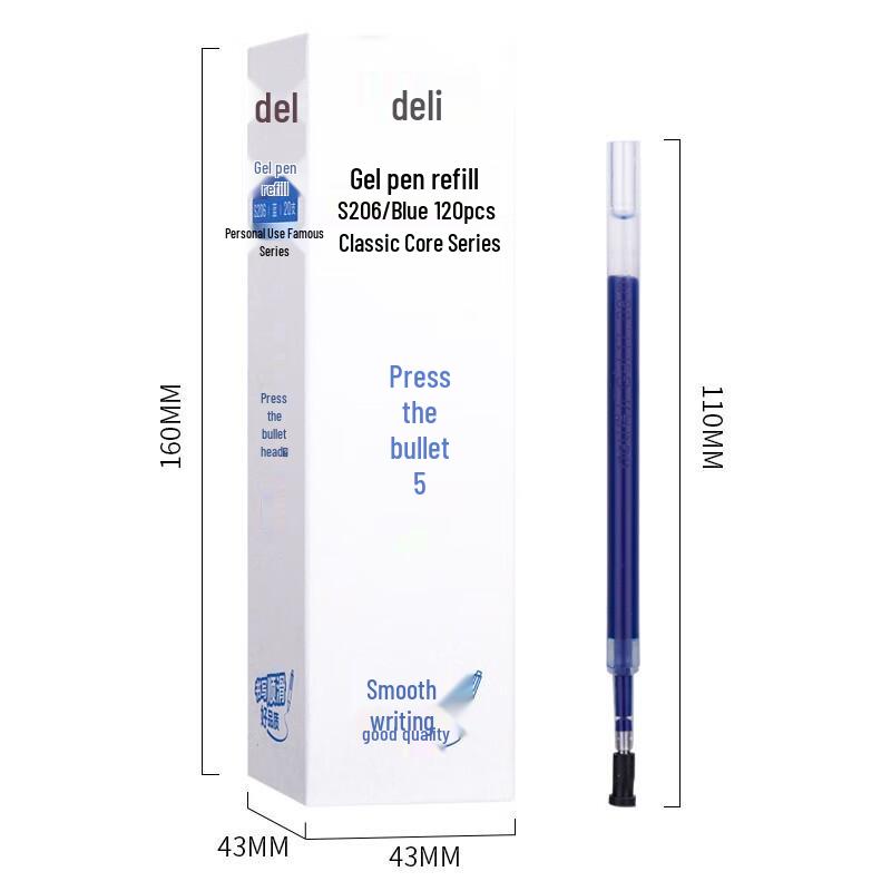 Deli 0.5mm Gel Pen Refill