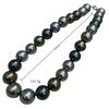 West Taipan, Tahiti Mixed Color Morandi Necklace Women'S Light Luxury Niche Yuanbao Buckle Beaded 16Mm