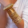Punk Metal Bracelets For Women Men Geometric Cuff Bangles Personality Exaggerated Hand Jewelry