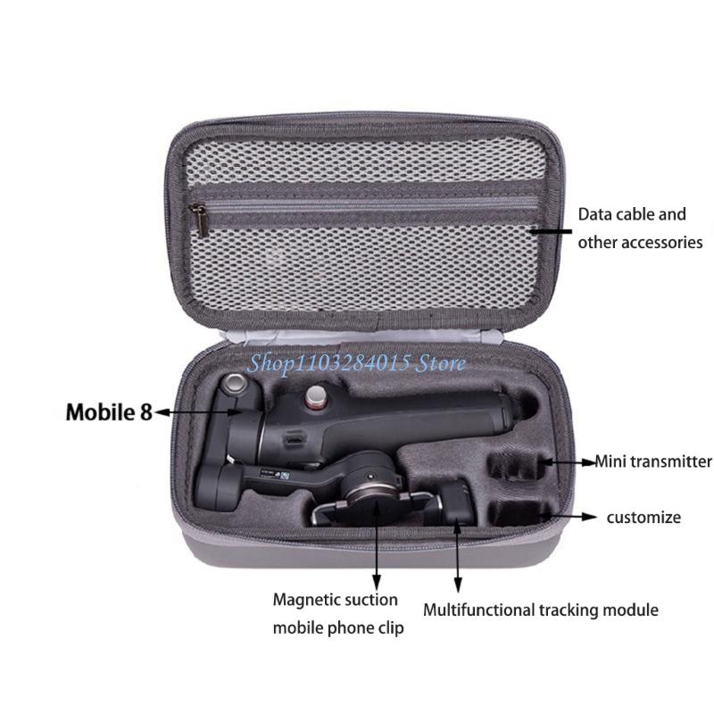 R6FF Hard Carrying Case for Mobile 8 Handheld Stabilizer Portable Travel Storage Bag Hard Shell Protective Carry Case