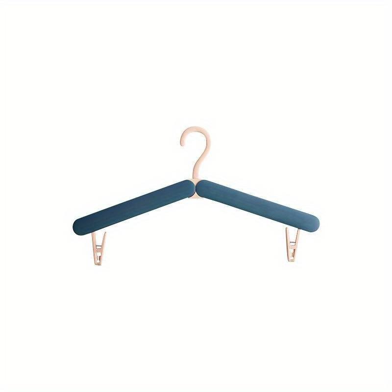 5pcs Portable Folding Travel Hanger-Multifunctional Clothes Drying Rack,Compact Foldable Design for home use,Hangers for Clothes