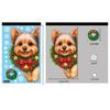 New Christmas Party Decoration Creative Bells, Reindeer, Santa Claus, Electrostatic Stickers, Snowflakes, Snowmen, Glass Stickers