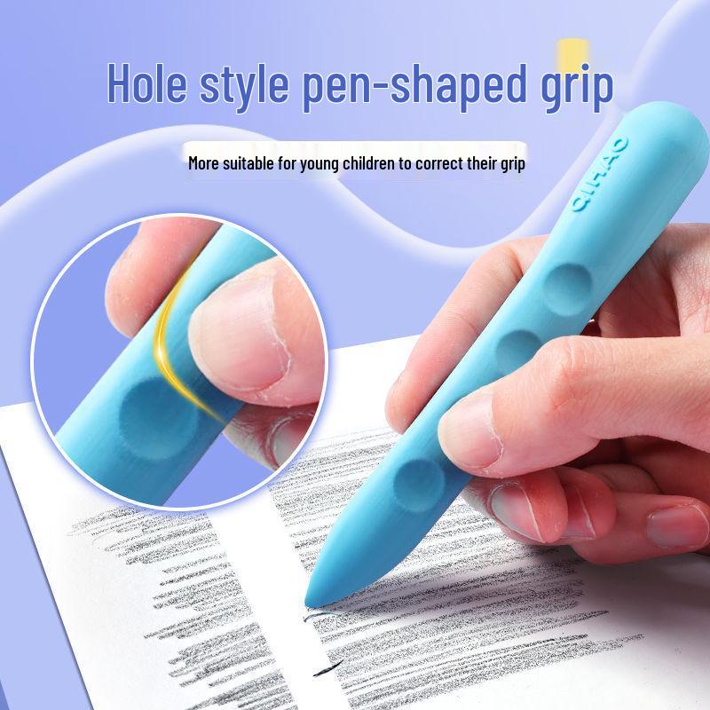 Large Hole Eraser for Elementary Students - Correct Grip, Durable, Creative Design