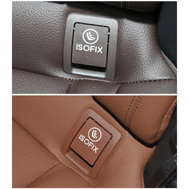 For Mercedes Benz GLC Class 2015-2021 W253 Car ISOFIX Switch Trim Cover Auto Rear Child Safe Seat Bench Switch Cover