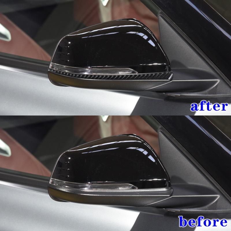 Suitable for 19-22 Toyota Supra A90 Carbon Fiber Rearview Mirror Decoration Accessories