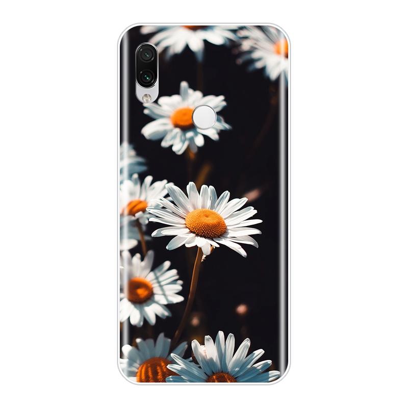 Para Xiaomi Redmi Note 7 7S PRO Capa Silicone Amarelo Girassol Branco Capa Traseira Para Xiaomi Redmi K20 Pro 7 7A GO Y2 Y3 Capa de Telefone