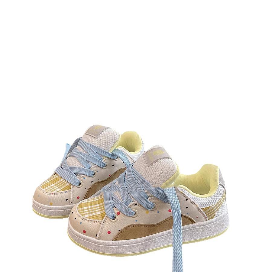 Design sense dopamine color matching board shoes trendy sports shoes summer new niche versatile casual bread shoes