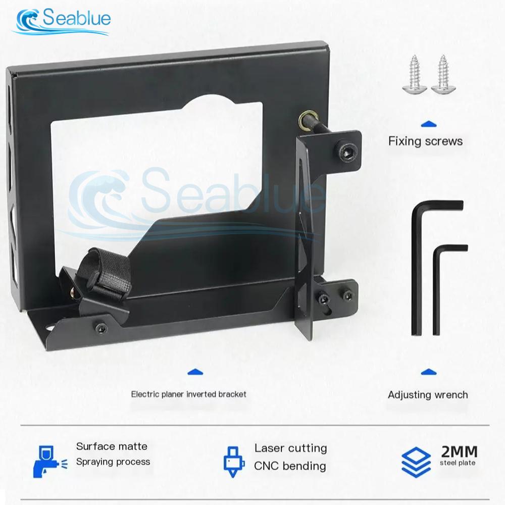 Electric Planer Inverted Bracket - Woodworking Planing Support Flip Carpenter Portable Stand Guide for Household Woodworking