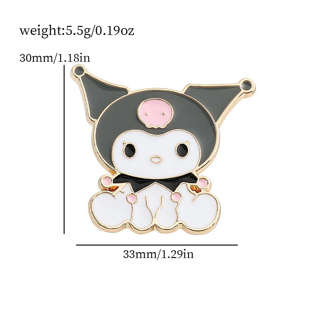 Tide Internet celebrity star Delulina Belle Sanrio brooch cute jade cinnamon dog badge children s pin Japanese
