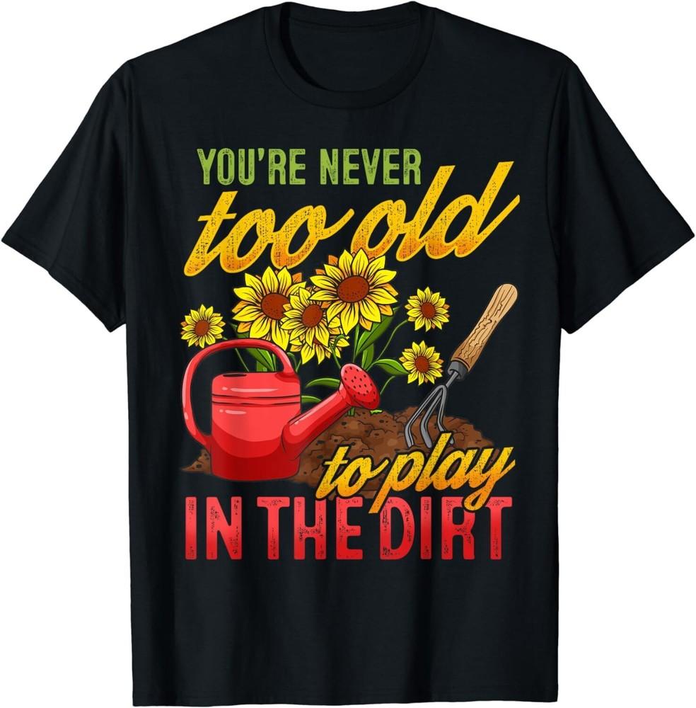 

Funny Gardening Plants Gardener Gift Unisex T-Shirt XL