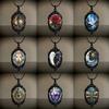 Retro Gothic Moon And Sun Pendant Necklace Women Men Punk Cross Metal Leather Rope Chain Vintage Jewelry Gift