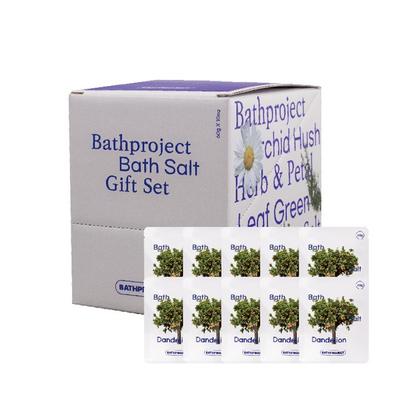 Bath Project Koupelová sůl Pískavka čajový sáček typ koupelové soli citrusová vůně 60g x 10 kusů, 600g, 1 kus
