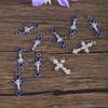 20Pieces Necklace Making Pendant For DIY Handmade Jewelry Tiny Crucifix Pendant