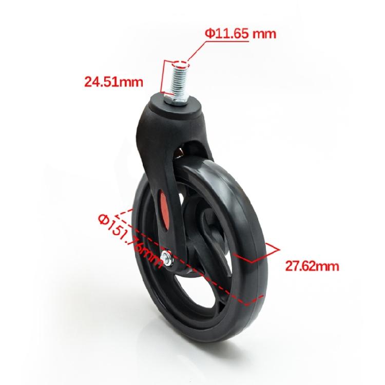 Wheelchair Wheel Replacement Parts Wheelchair Front Wheel Anti-Slip 5/6/8 Inch