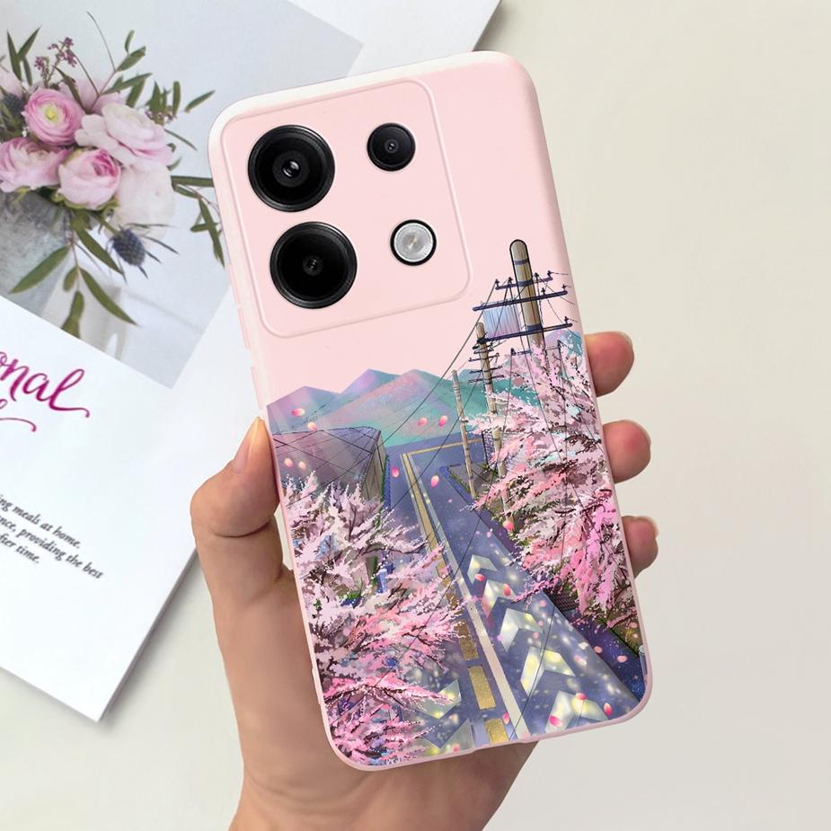 For Xiaomi Poco X6 Pro 5G Case Cute Fashion Cartoon Cover Soft TPU Phone Cases For Xiaomi Poco X6 PocoX6 Pro X6Pro Fundas Bumper