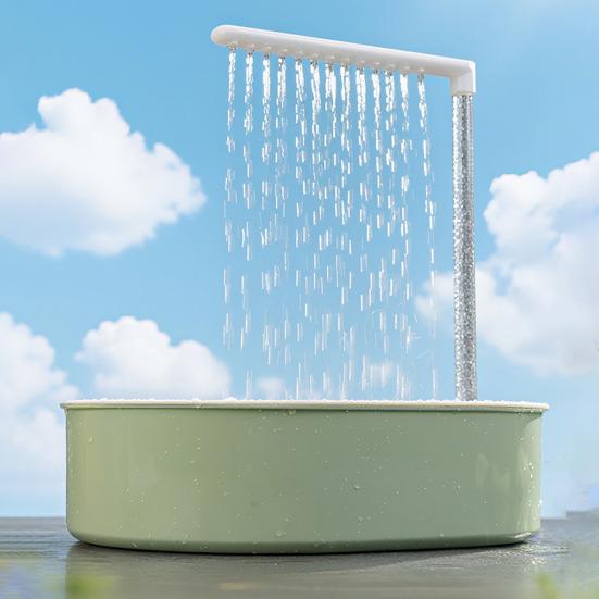 Koupelna pro papoušky proti stříkání Sprcha pro ptáky Tichá pumpa napájená přes USB Automatická sprcha pro ptáky pro korely, conury, andulky, agapornise