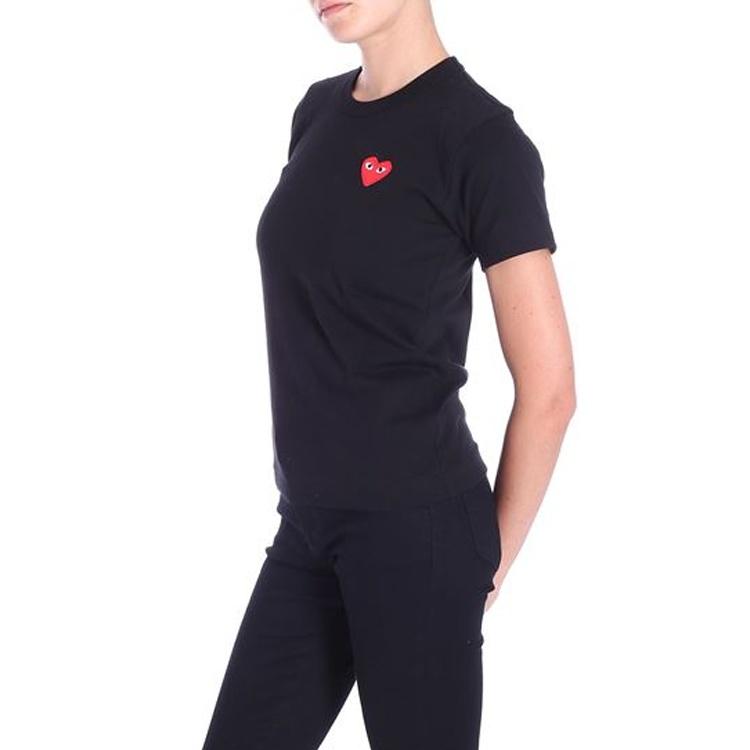Comme des Garçons PLAY (WMNS) COMME Des GARCONS PLAY Small Logo Tee 'Black' Women's AZ-T107-051-1