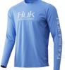 2024 UV-Resistant HUK Long Sleeve Crew Neck Fishing Suit Summer Outdoor Quick-Dry, Lightweight, Breathable, Sun Protection