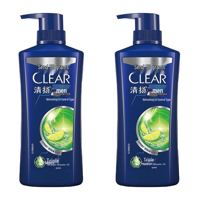 

Clear Men Anti-Dandruff Oil Control Shampoo Twin Pack