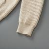 Felpa Cardigan con Zip Spessa da Uomo Maglione Lavorato a Maglia in Lana Merino Casual Larga Autunno Inverno Felpa Calda Giacca a Manica Lunga