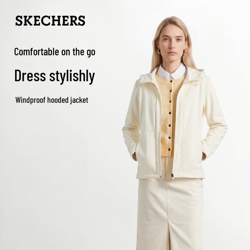 Skechers Women's Autumn Hooded Casual Windbreaker