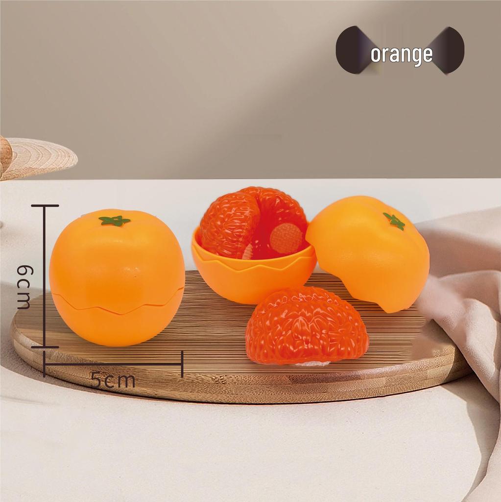 Children's Pretend Play Food Set with Cutting Fruits, Vegetables and Pizza