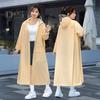 Impermeable con capucha Impermeable EVA Cierre de cremallera con botones Reutilizable Adultos Ultraligero Impermeable Grueso Portátil Exterior Viaje Chaqueta de lluvia Poncho Ropa de lluvia