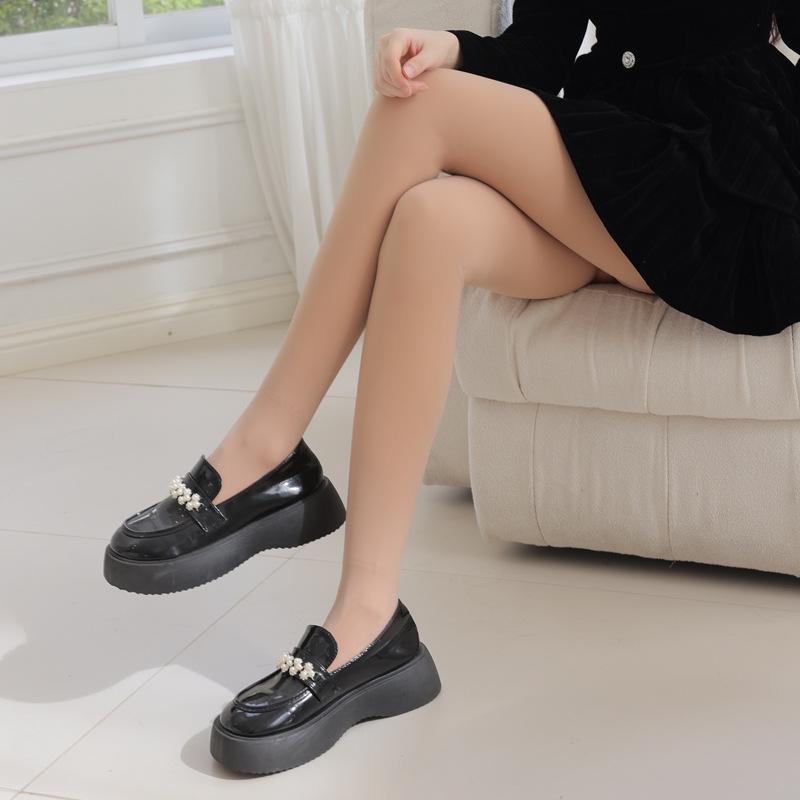 Black Sheer Pantyhose with High Waist & Tummy Control - Floral Fairy Design for All Seasons