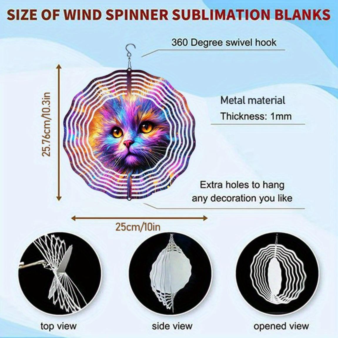 

Причудливый 3D кинетический флюгер-кот - Красочное металлическое садовое искусство с танцующим движением, Яркий декор для улицы/дома, Уникальный подарок для любителей кошек 01A