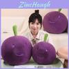 Schattig Paars Q-fat Druivenfruit Pluche Kussen Speelgoed Cartoon Knuffeldier Cadeau