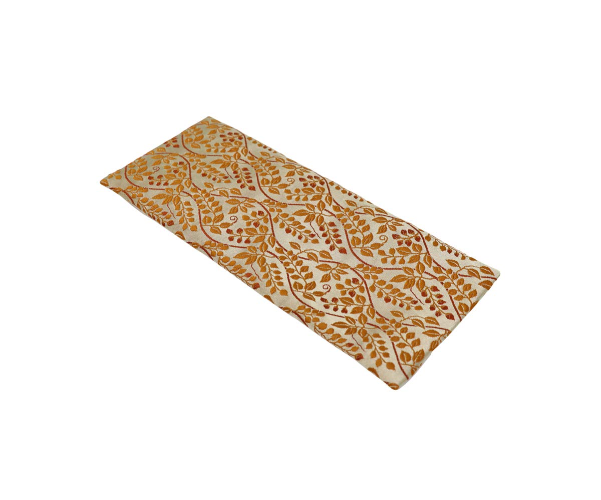 

Buddhist Altar Table Mat Botanical Pattern Flame-Retardant Buddhist Altar Mat, 24x10cm, Small, 005, Brown