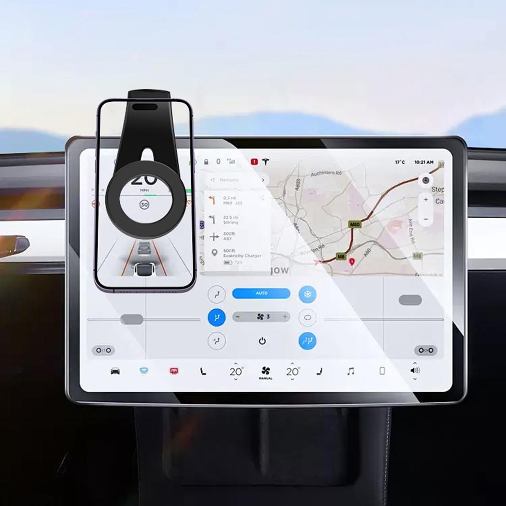 D1 Magnetic Flexible Aluminum Car Navigation Phone Holder Bendable Dashboard Cellphone Stand