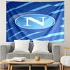 Napoli Football Club Emblem Tapestry Accessories Playroom Tapestry, for Bedroom,Livingroom, dormitory Room Wall Decor Fan Birthday Gifts