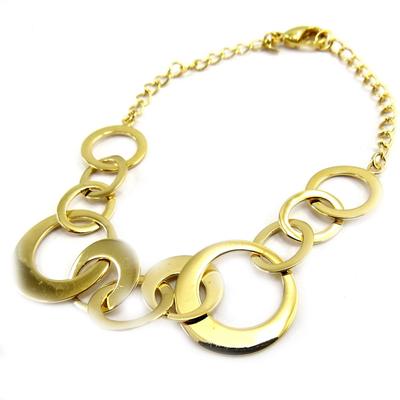 [G2773] - Gold Plated Bracelet 'Choreography'
