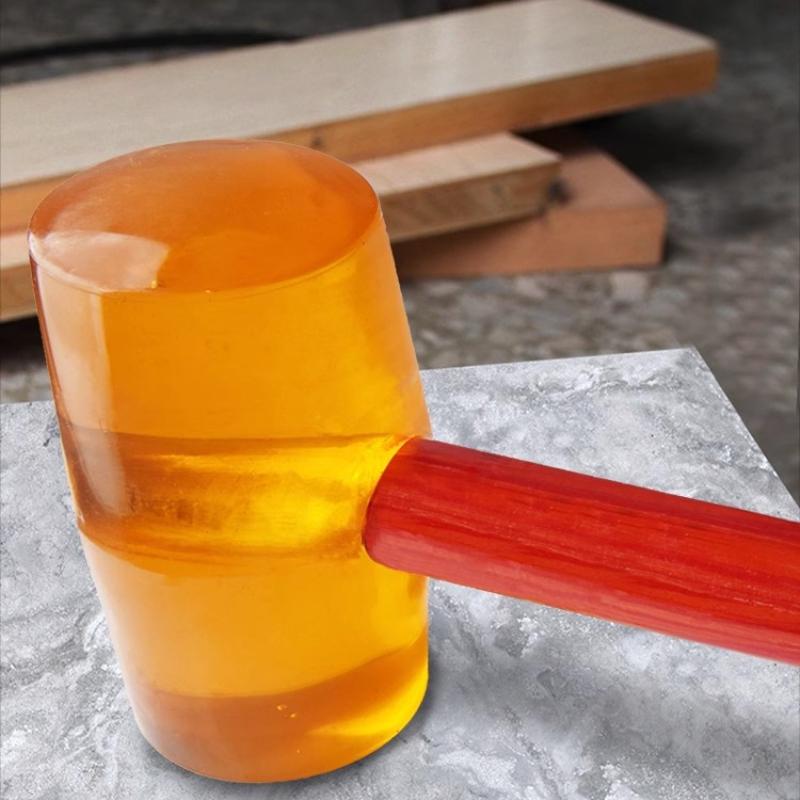 Multifunctional Rubber Hammer Professional Carpenter Floor Ceramic Tile Installation Fiberglass Hand Tools