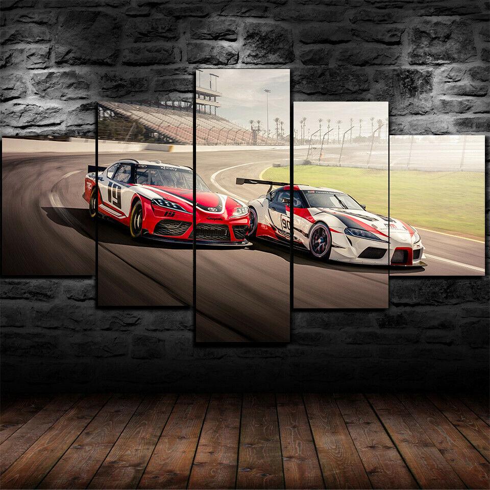 

Supra GAZOO Racing Cars 5 шт. настенное искусство холст постеры картины для гостиной офис подарок домашний декор фотографии украшения