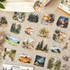 1pack/15pcs Nature Landscape Theme Stickers Scenic View Decals for Journaling Scrapbooking (Waterproof PET)