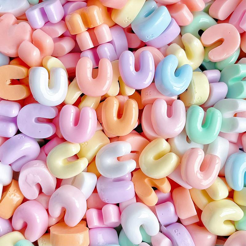 

20 шт. Мини-буквы Смешанные смоляные аксессуары Abcd Английская буква Наклейки Сделай сам Крем-клей Чехол для телефона Заколка для волос Декоративные принадлежности