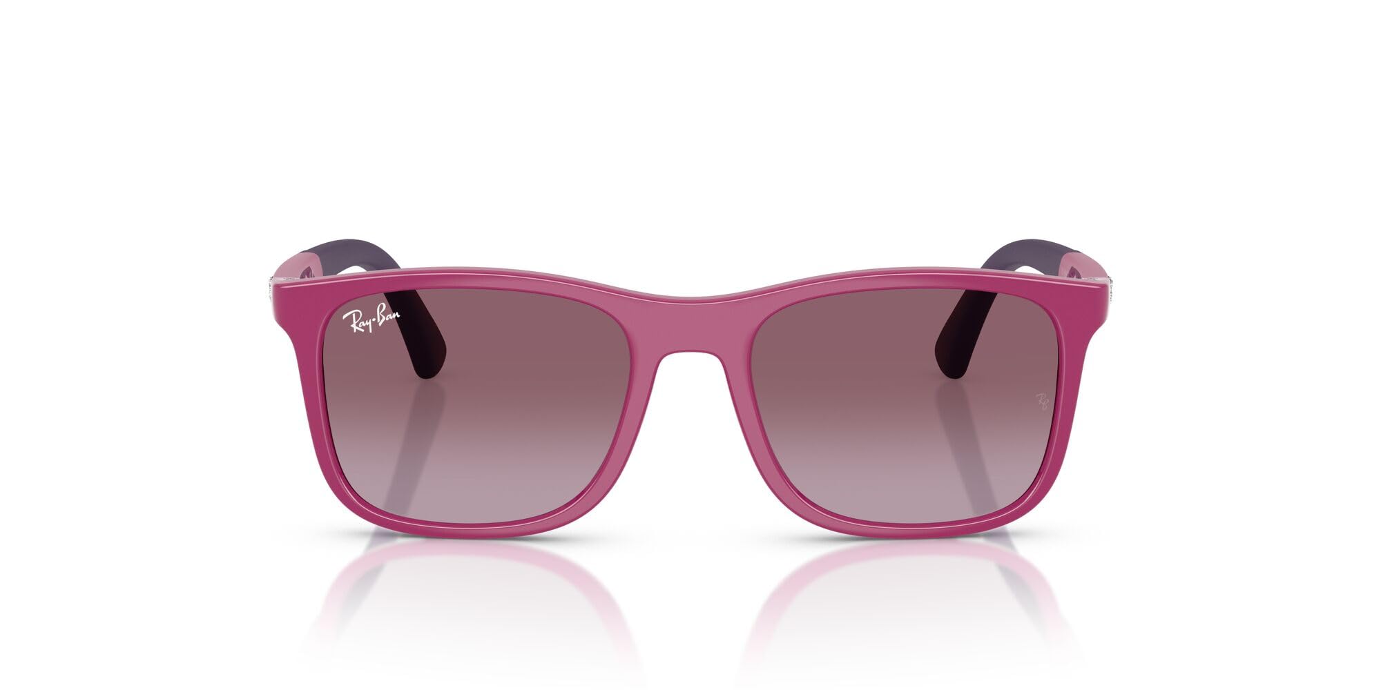 Sunglasses RUBBER VUOLET GRADIENT VIOLET JUNIOR 0RJ9084SF 71498H47 FUCSIA ON Polarized [Ray-Ban]