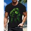 3D Mode Bedrucktes Herren T-Shirt Sommer Täglich Lässig Herren T-Shirt Urban Street Herren Locker Und Bequem Kurzärmeliges Oberteil
