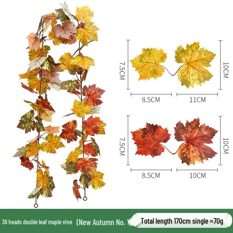 Skladem Podzimní a Halloweenská dekorace z javorových listů pro Vánoce a Den díkůvzdání
