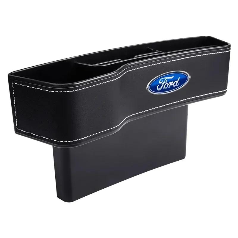 New 2026 Car Sticker New Fashion Car Seat Gap Organizer Multifunction Console Crevice Storage Box For Ford Mk2 Mk3 Mk4 Mk5 Mk7 F