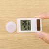 Solar Powered Small Size Hygrometer Thermometers Desktop Digital Temperature Humidity Measurement Meter Gauge for Home